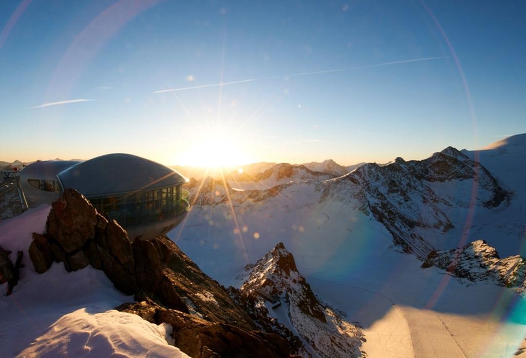 Wellnesshüttendorf Wiese Sankt Leonhard im Pitztal Exterior foto